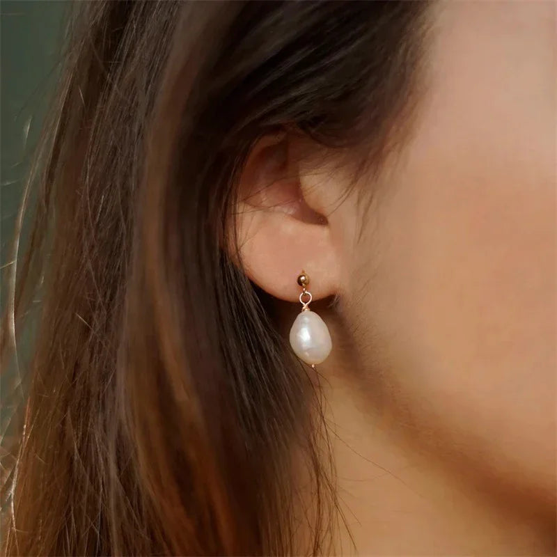 [GALE]Gloria Freshwater Pearl Earrings