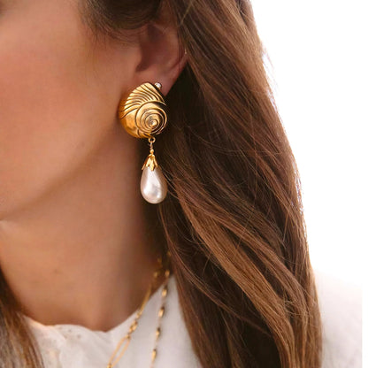 [GALE]Eleonora Freshwater Pearl Earrings