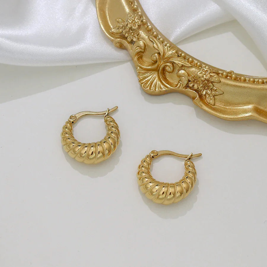 [GALE]Croissant Hoop Earrings