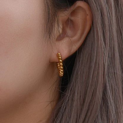 [GALE]Brynlee Twisted Earrings