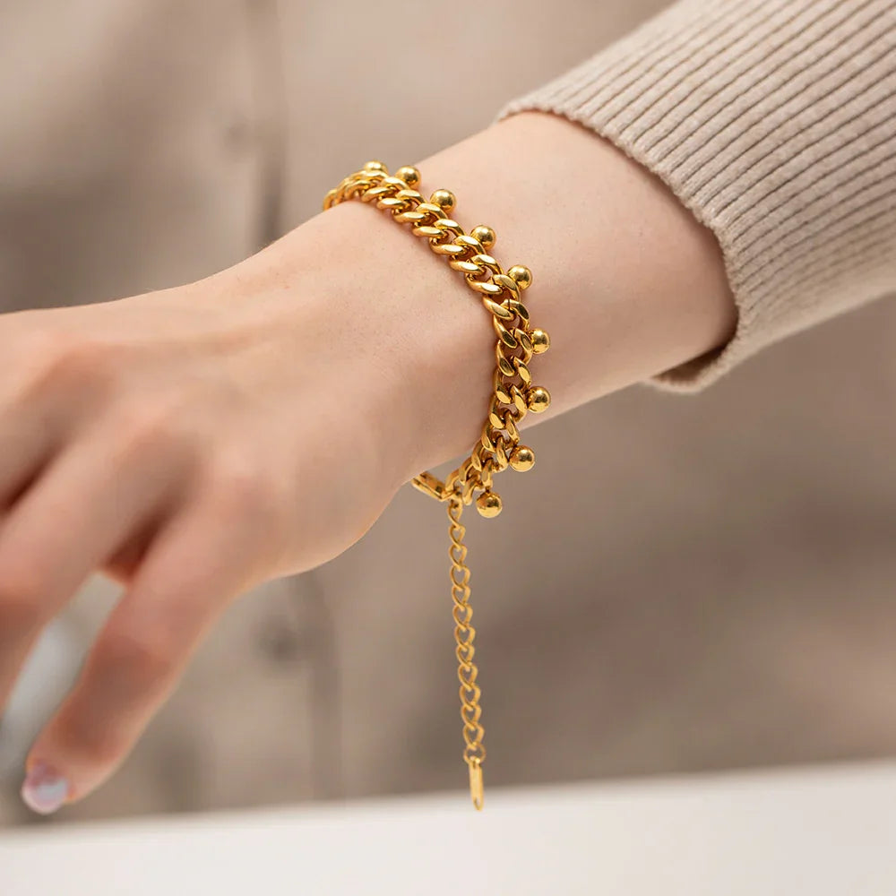 [GALE]Felicity Gold Chain Bracelet