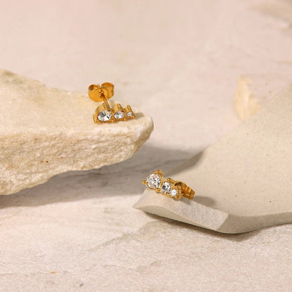 [GALE]Lira Gold Earrings