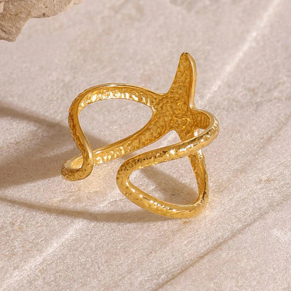 [GALE]Aurelie Gold Starfish Ring