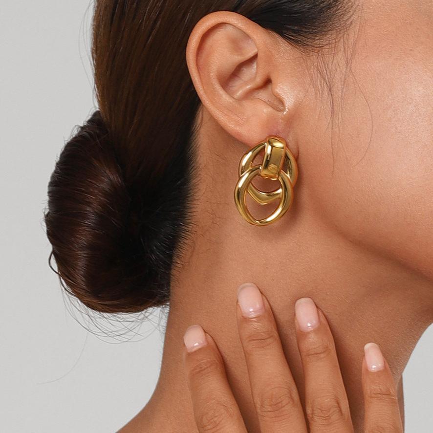 [GALE]Zoey Gold Earrings