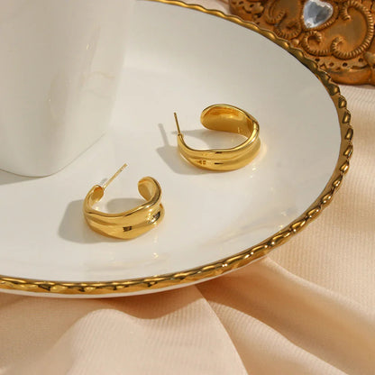 [GALE]Emily Wave Earrings