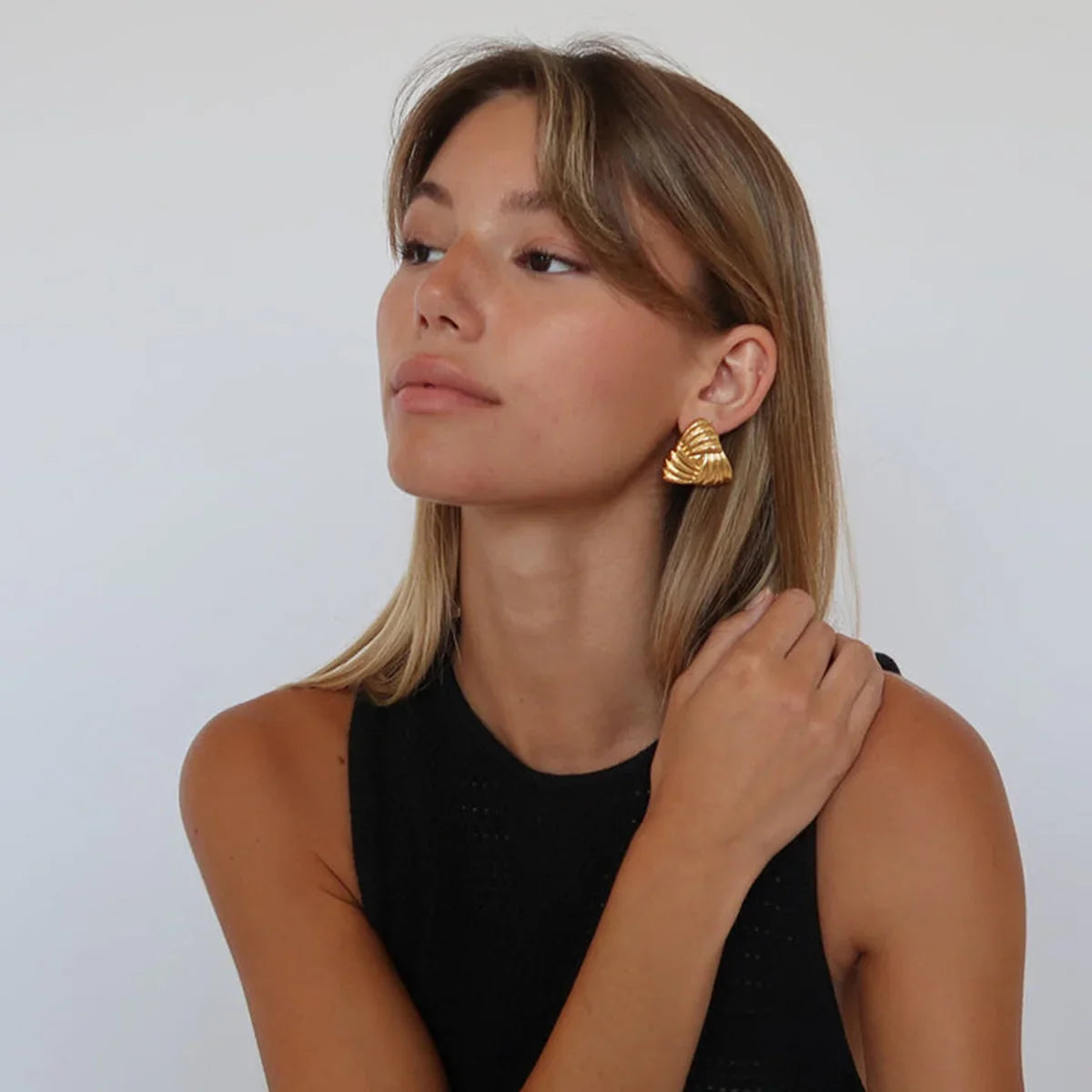 [GALE]Brigitte Gold Earrings