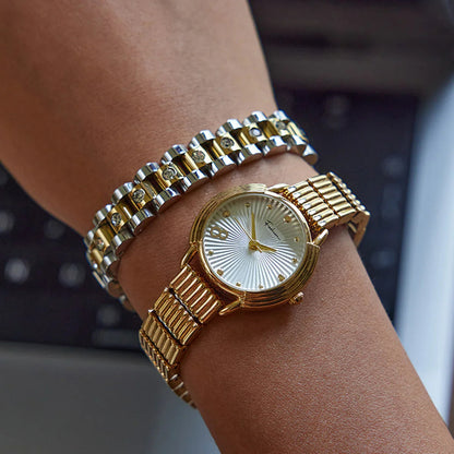 [GALE]Gold Watchband Bracelet