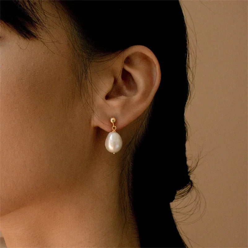 [GALE]Gloria Freshwater Pearl Earrings