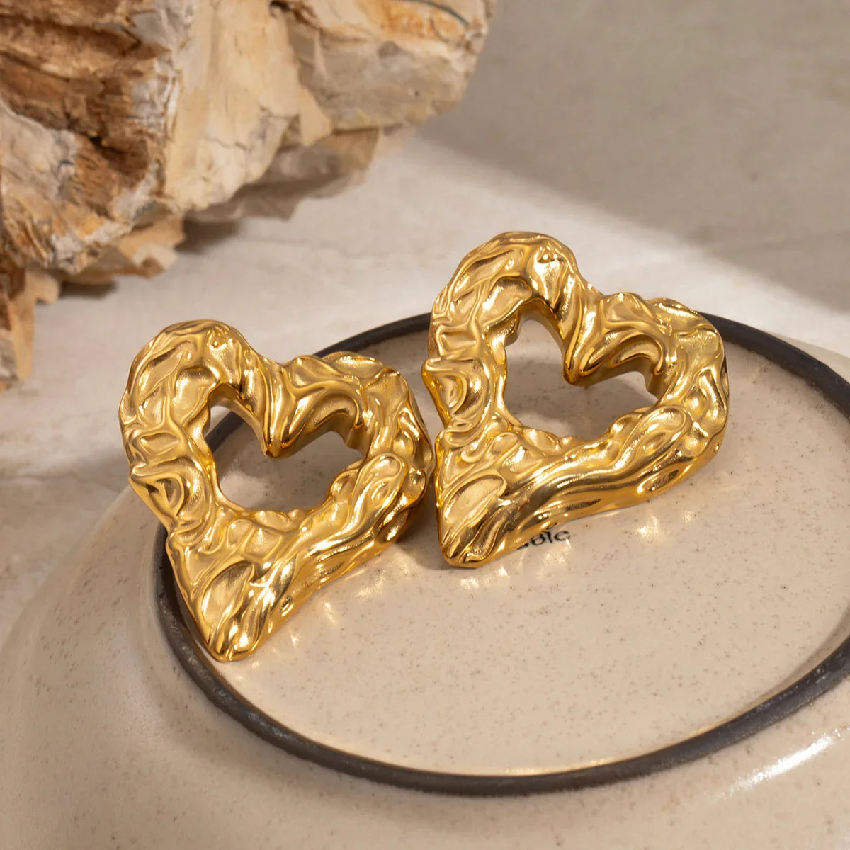 [GALE]Helene Heart Earrings