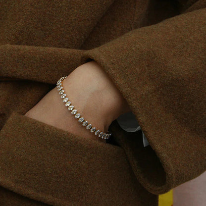 [GALE]Wisteria Diamond Tennis Bracelet