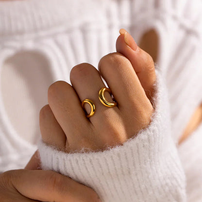[GALE]Jackie Twisted Band Ring