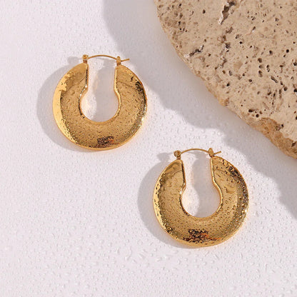 [GALE]Kayleigh Chunky Hoop Earrings