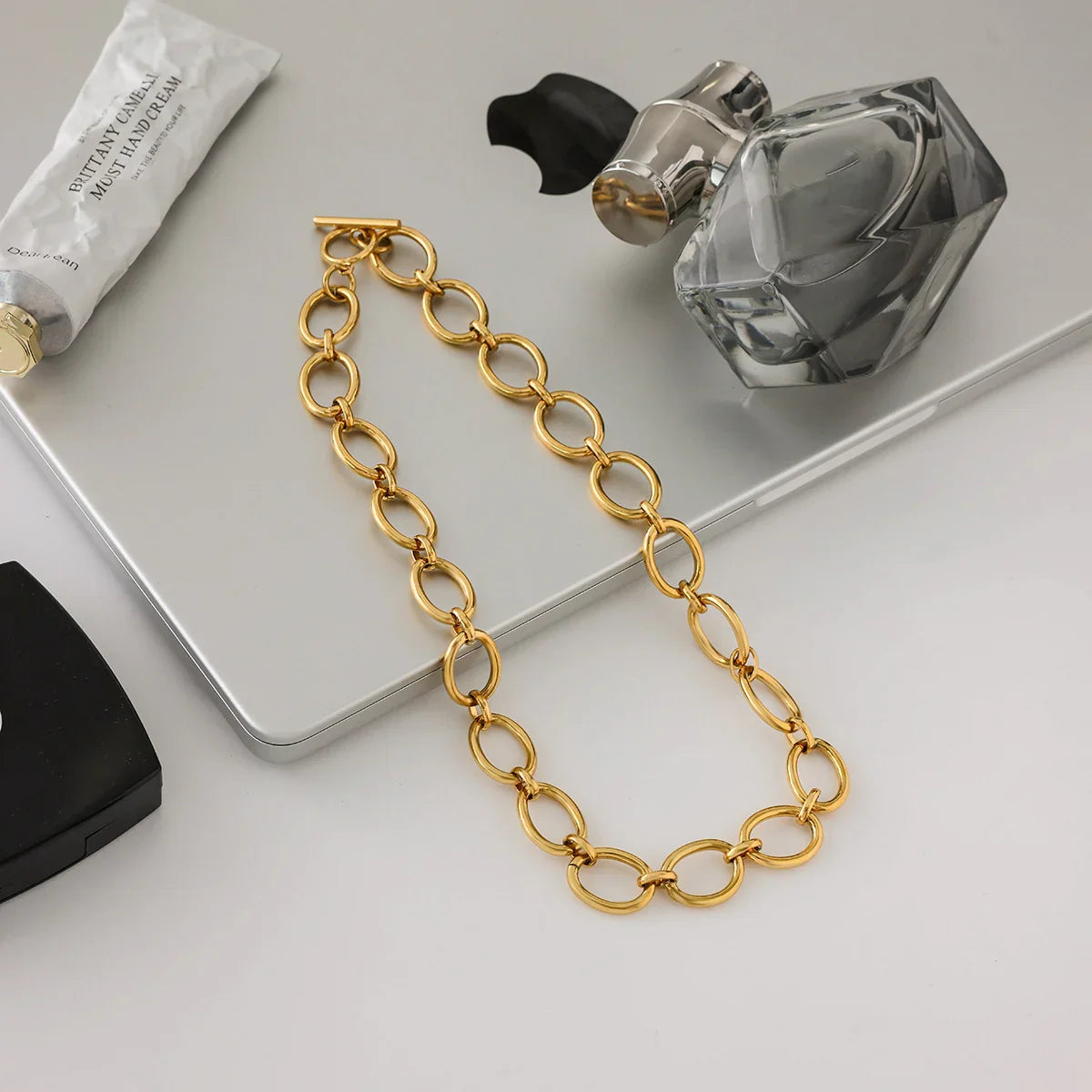 [GALE]Cielle Chunky Gold Chain Necklace