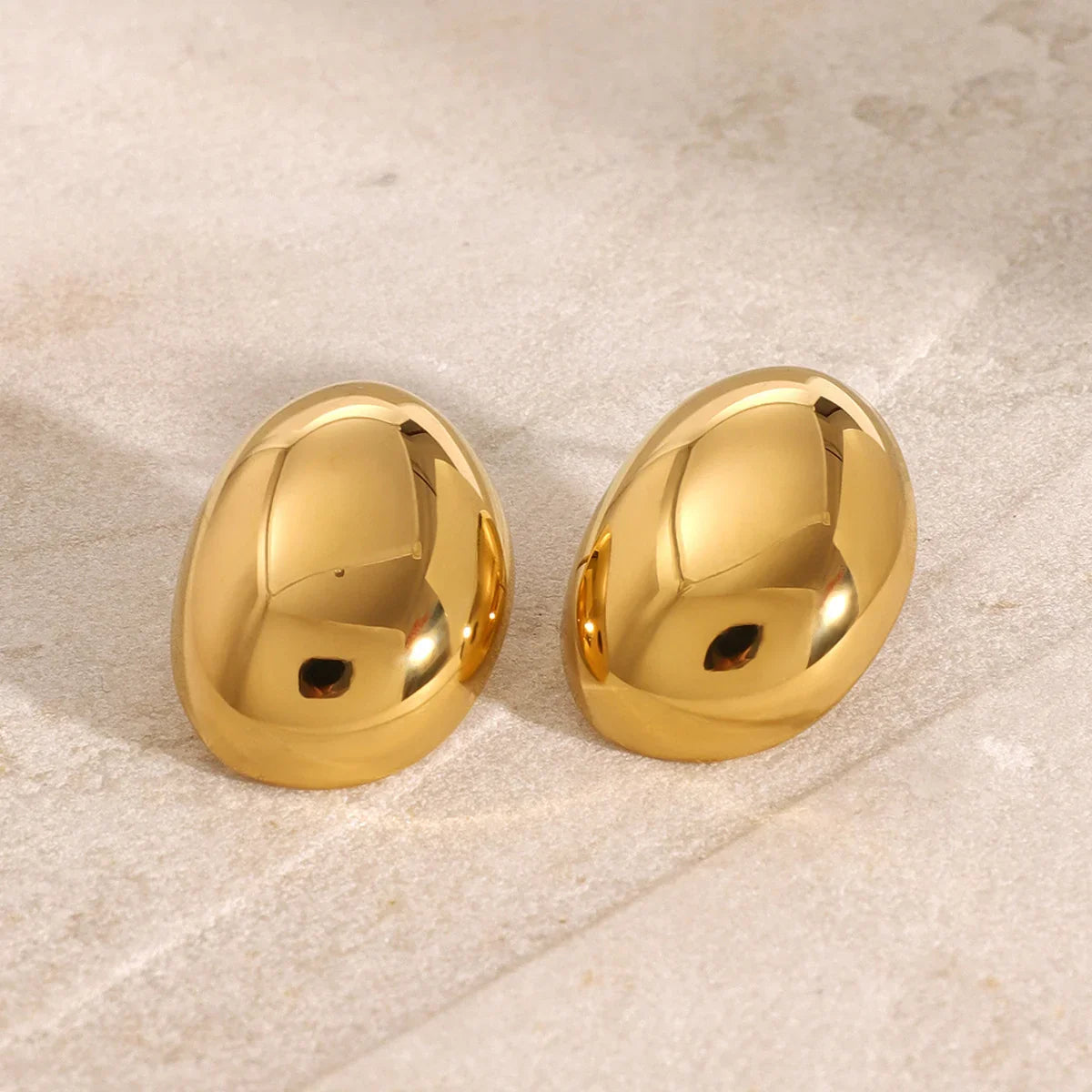 [GALE]Callista Gold Bean Earrings