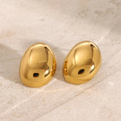 [GALE]Callista Gold Bean Earrings