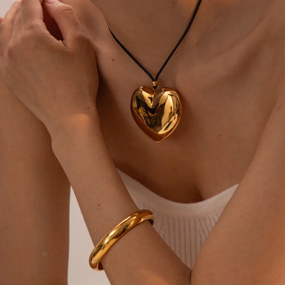 [GALE]Ophelia Gold Heart Necklace
