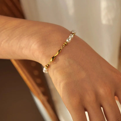 [GALE]Dominique Freshwater Pearl Bracelet