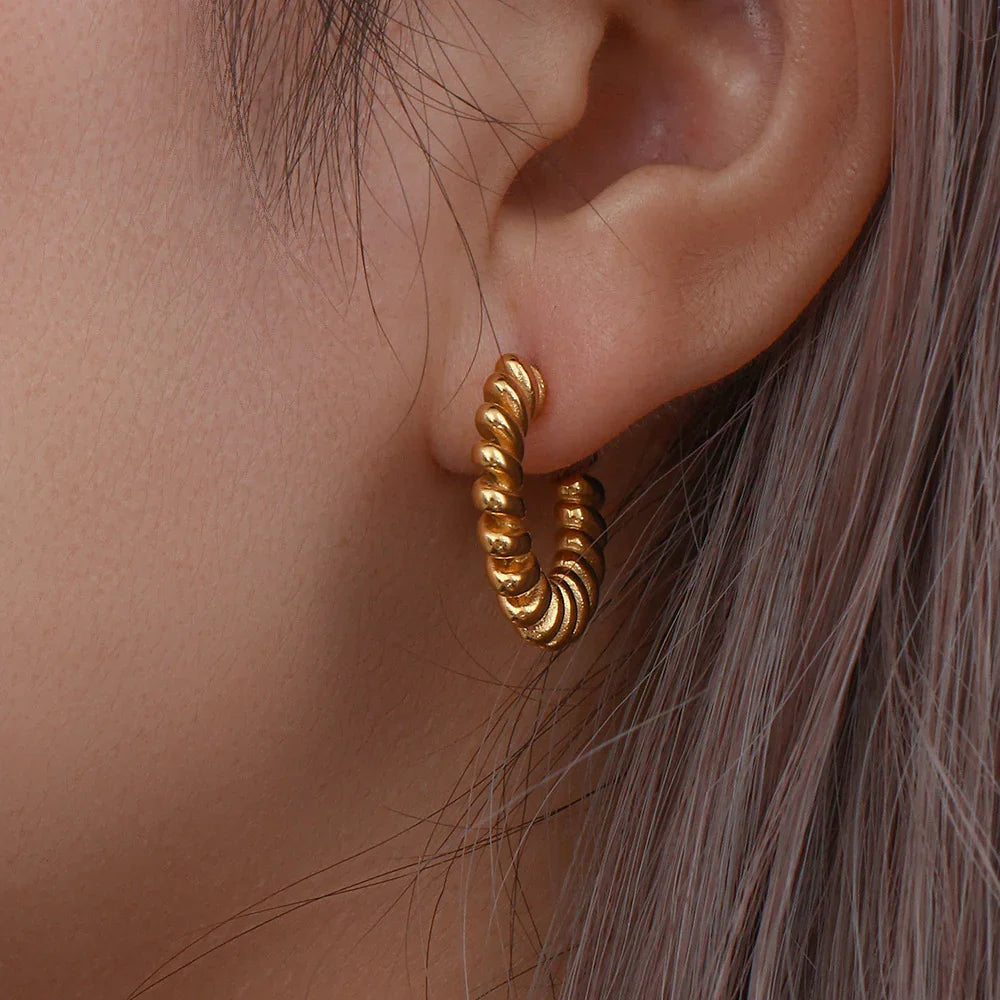 [GALE]Brynlee Twisted Earrings
