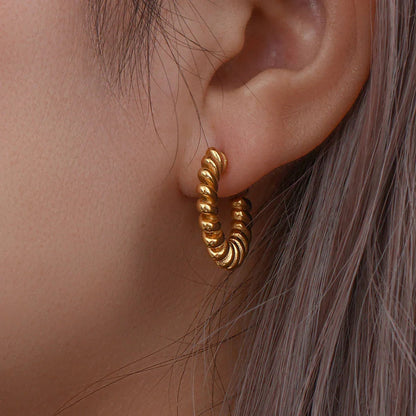 [GALE]Brynlee Twisted Earrings