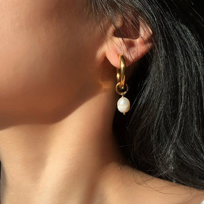 [GALE]Stella Pearl Earrings