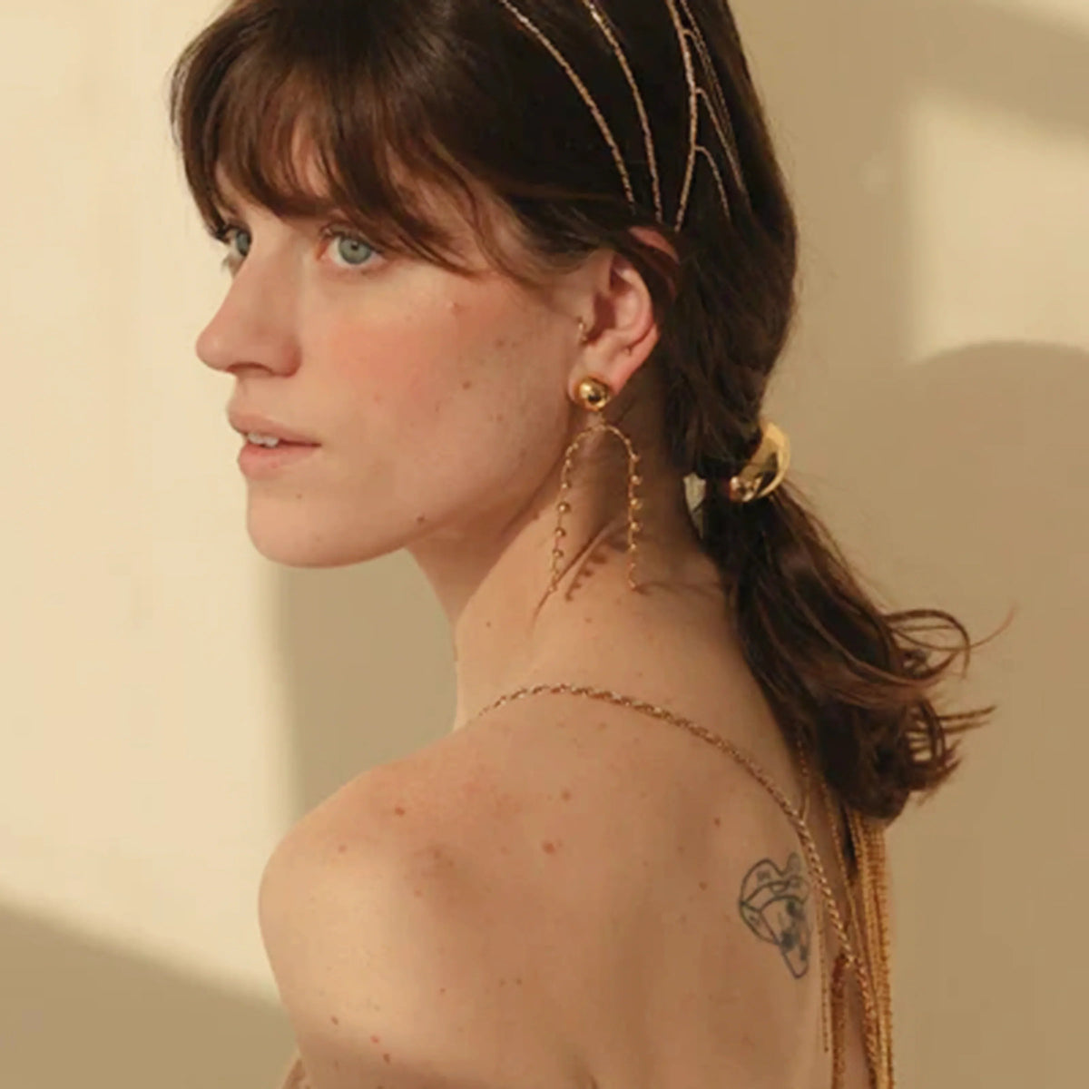[GALE]Amabel Gold Earrings