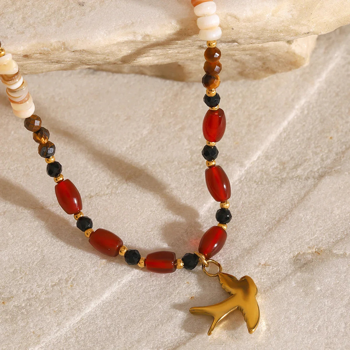 [GALE]Sierra Tiger Eye Beads Necklace