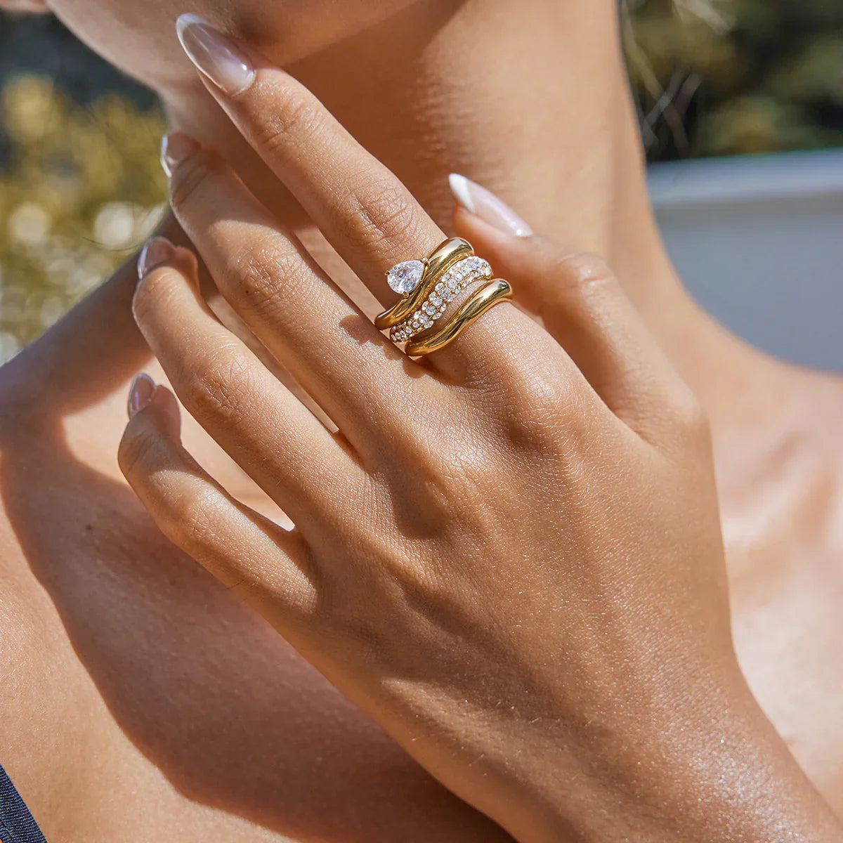 [GALE]Noemi Curated Ring Stack Collection