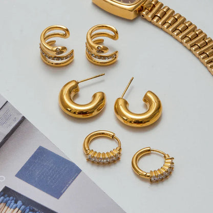 [GALE]Orielle Staple Gold Earrings Bundle
