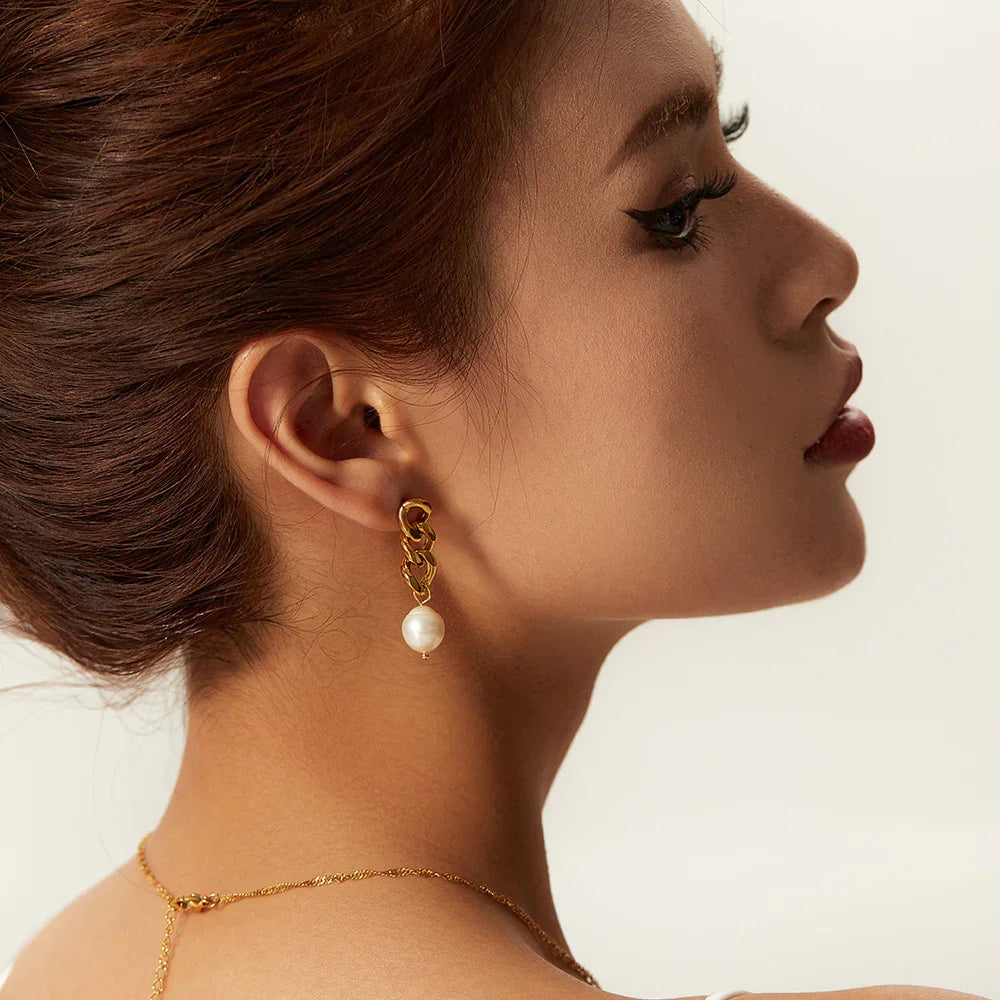 [GALE]Lumina Pearl Earrings