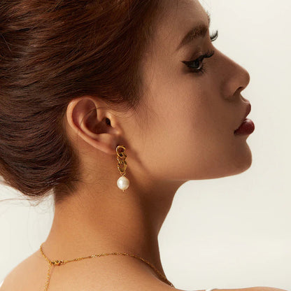 [GALE]Lumina Pearl Earrings