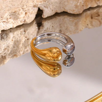 [GALE]Seren Two Tone Gold Ring