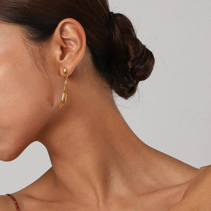 [GALE]Aspen Gold Earrings
