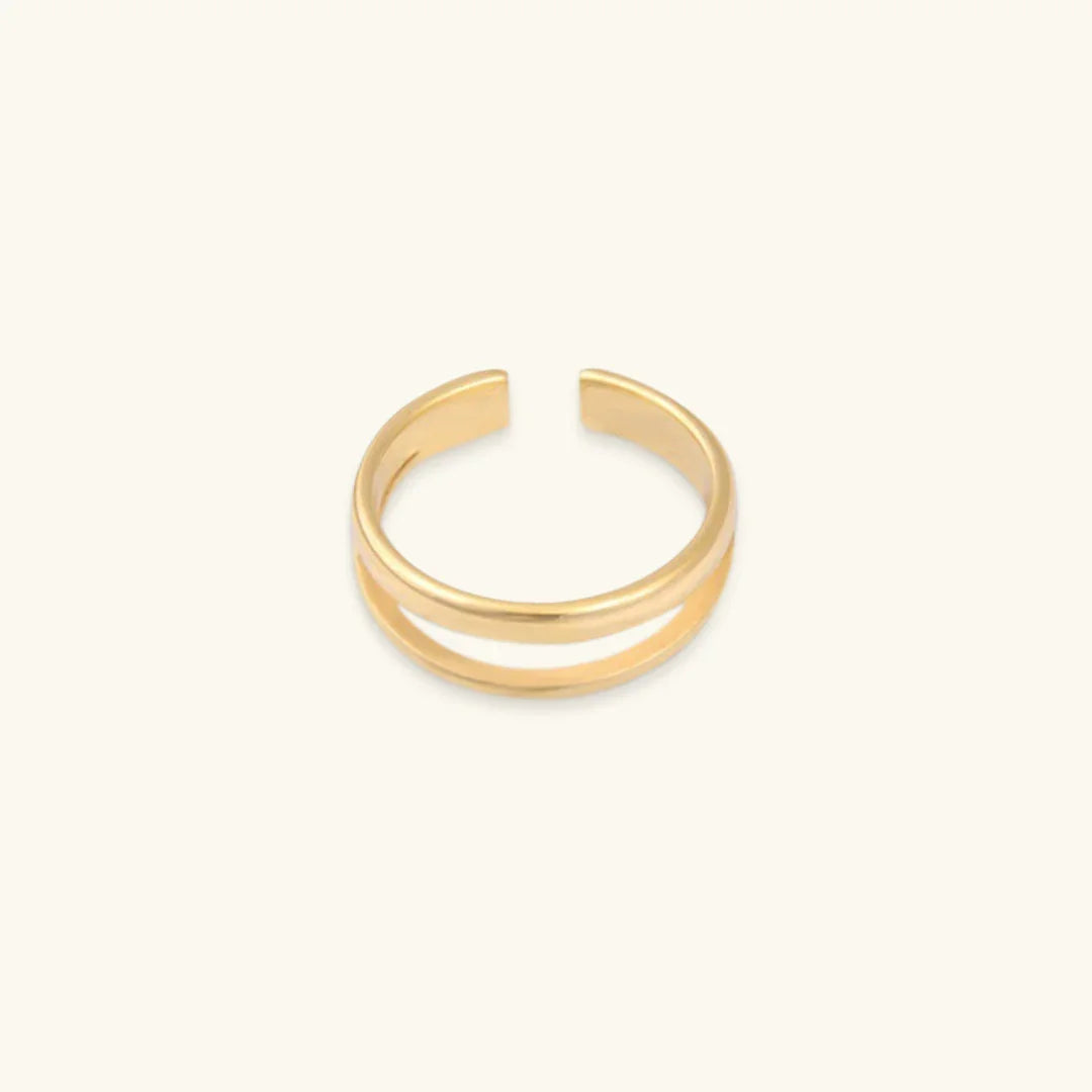 [GALE]Olivia Layered Gold Ring
