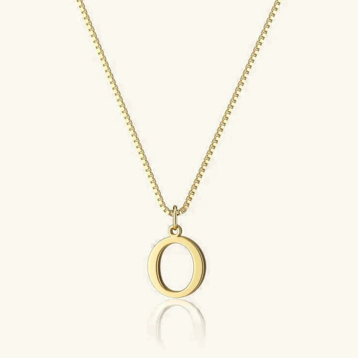 [GALE]Therese Letter Initial Gold Necklace