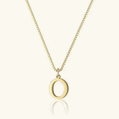 [GALE]Therese Letter Initial Gold Necklace