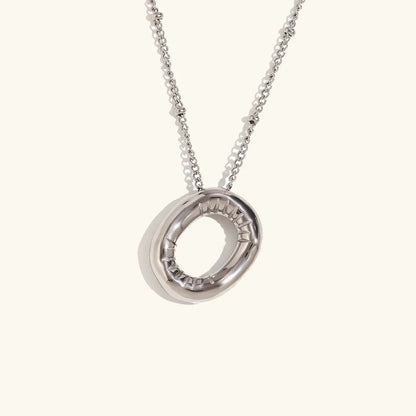 [GALE]Balloon Gold Initial Necklace