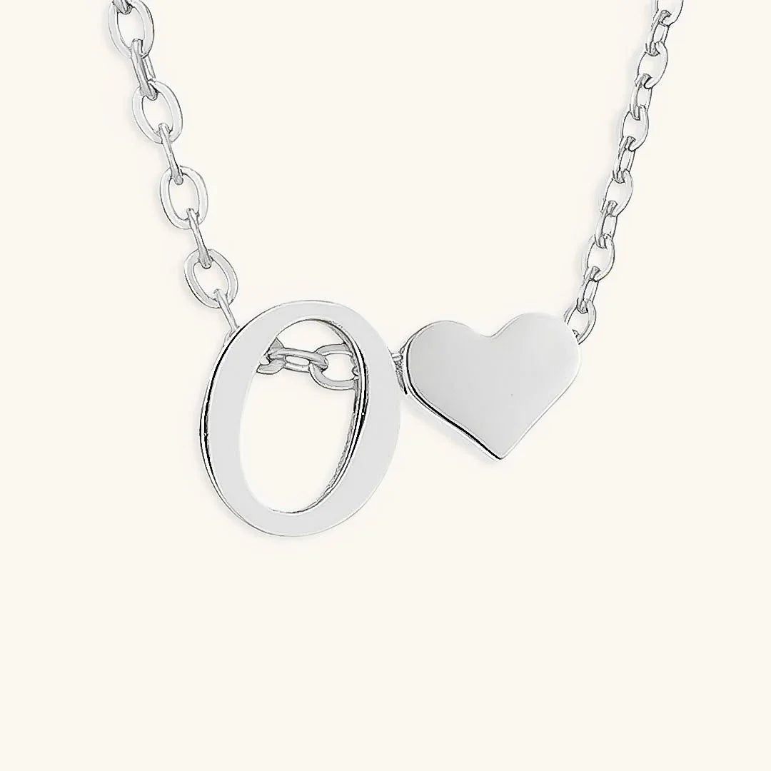 [GALE]Ria Initial Letter Gold Necklace