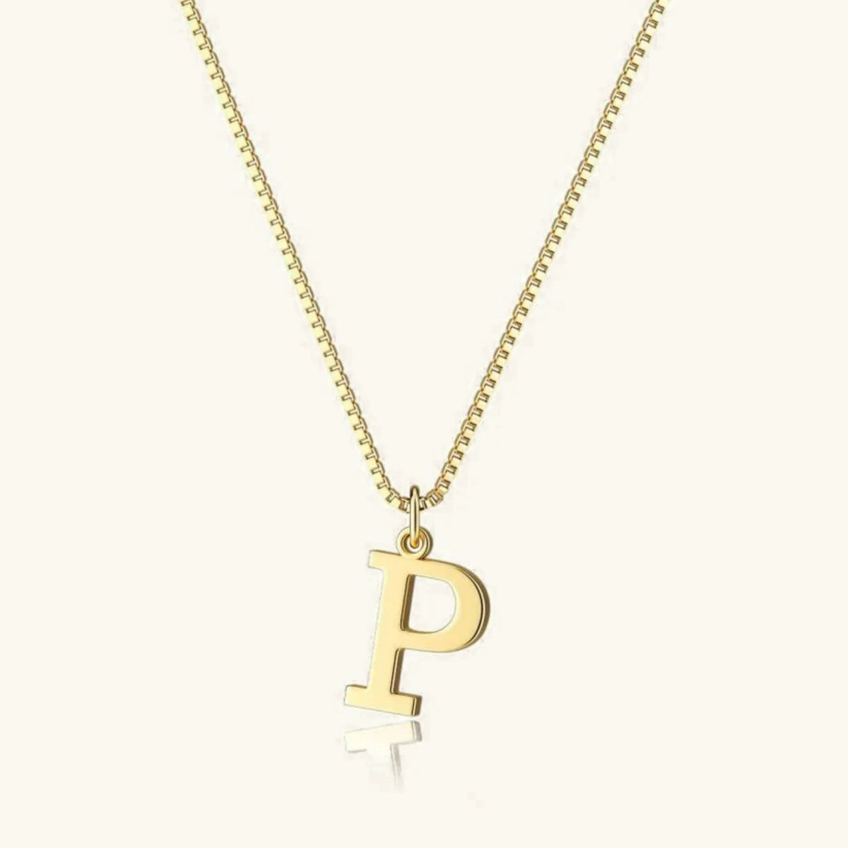 [GALE]Therese Letter Initial Gold Necklace