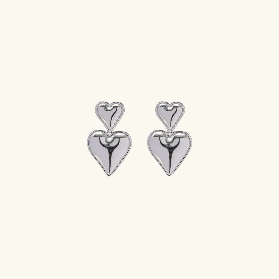 [GALE]Zofia Gold Heart Earrings