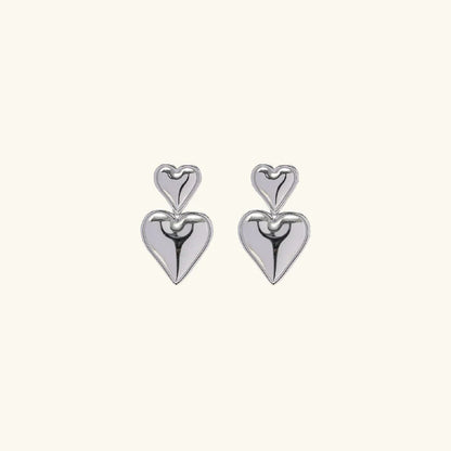 [GALE]Zofia Gold Heart Earrings