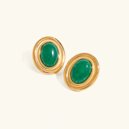 [GALE]Fresca Gemstone Earrings