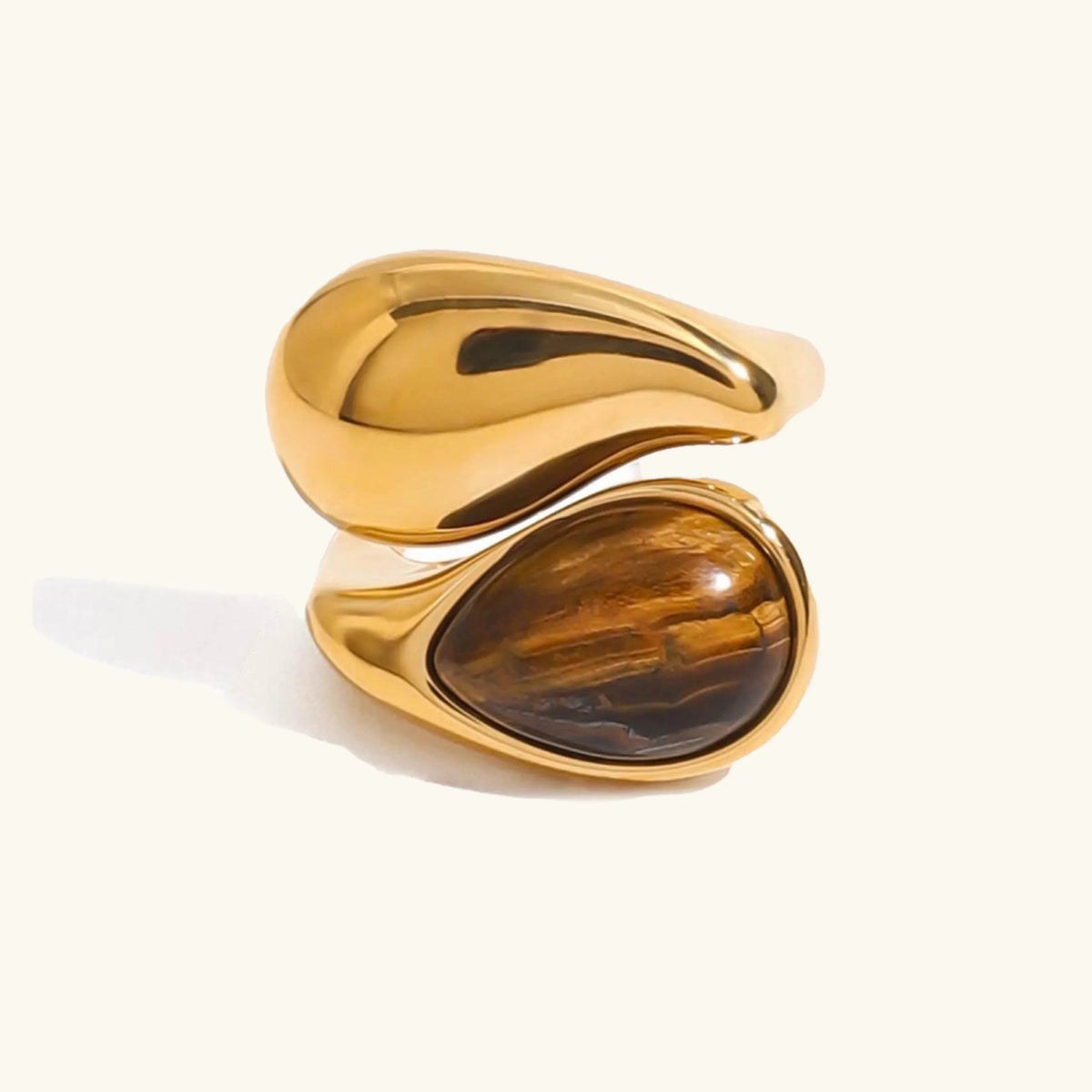[GALE]Mara Amber Pearl Ring