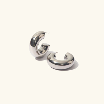 [GALE]Natalia Chunky Gold Hoops