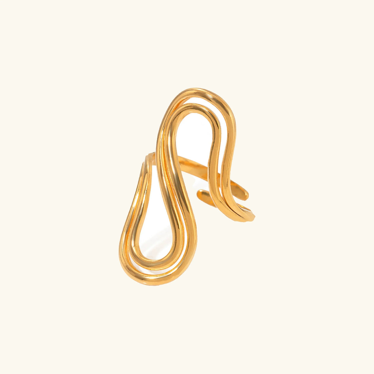 [GALE]Halle Abstract Gold Ring