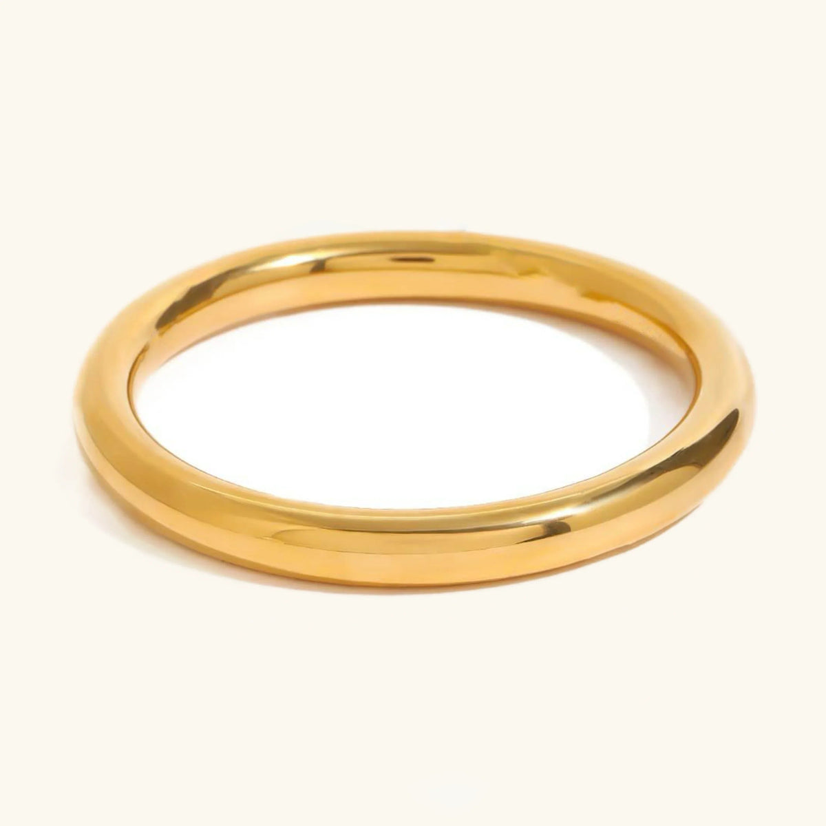 [GALE]Lina Smooth Gold Bangle
