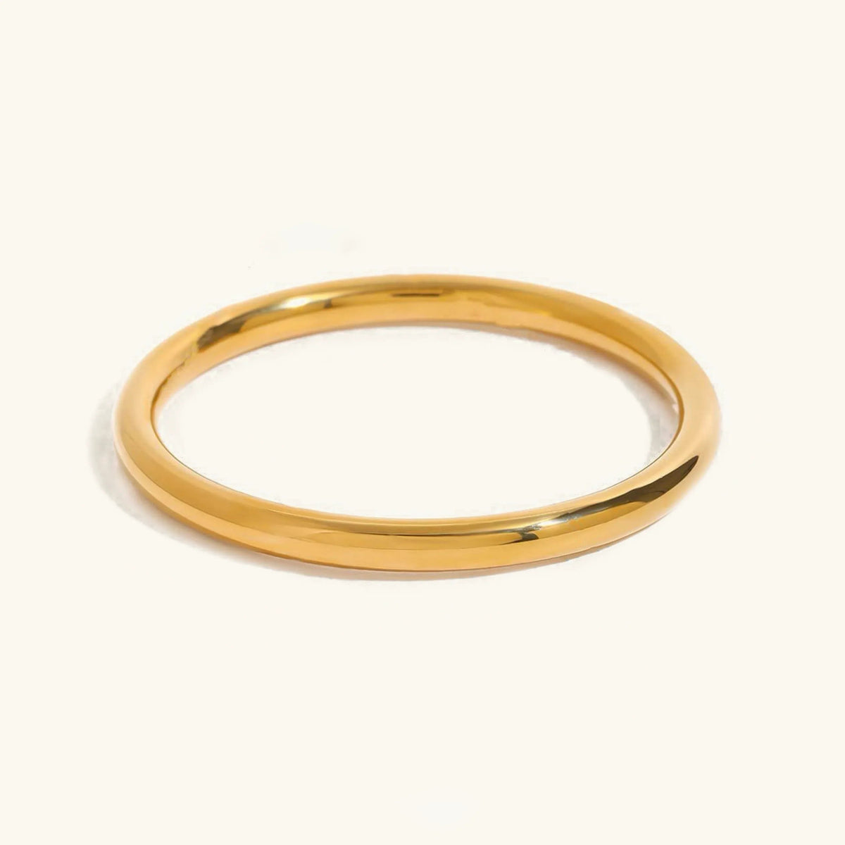 [GALE]Lina Smooth Gold Bangle