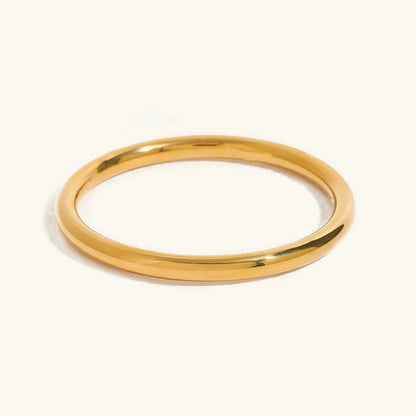 [GALE]Lina Smooth Gold Bangle