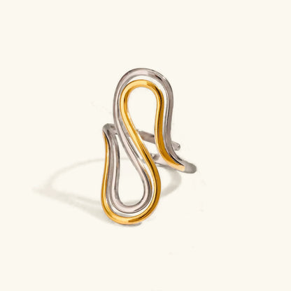 [GALE]Halle Abstract Gold Ring