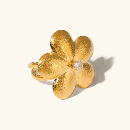 [GALE]Flora Gold Petal Ring