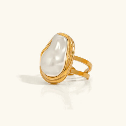 [GALE]Charis Gold Pearl Ring